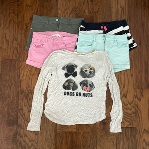 H&M girls Multi-Color Shorts bundle